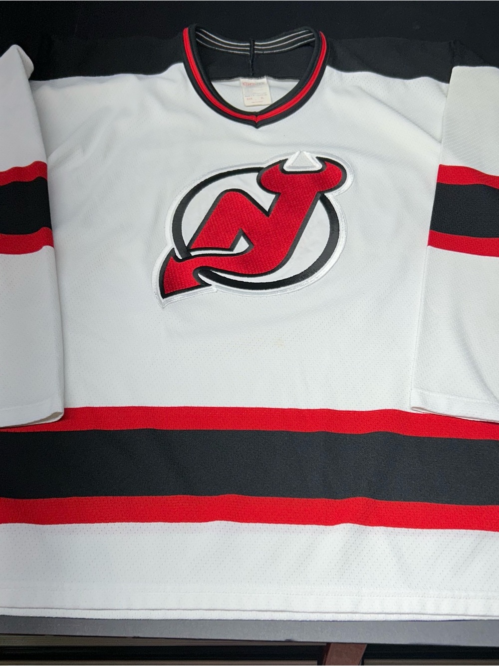 Vintage CCM Tack-N-Twill New Jersey Devils Hockey Jersey
